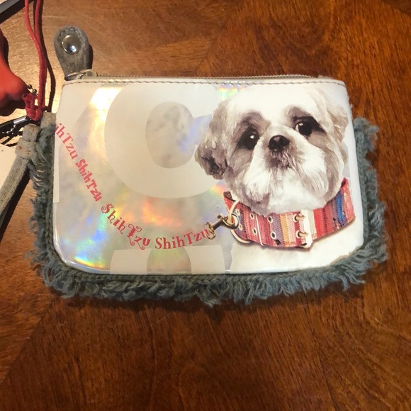 Fuzzynation Shih Tzu Large Tote Bag and Wristlet NWT - Picture 8 of 11
